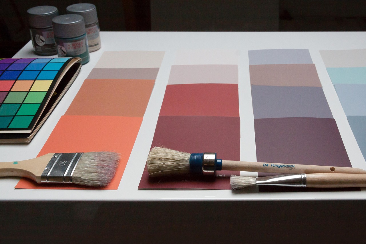 Murs lissés et finition soignée en peinture velours par l'artisan Samuel
